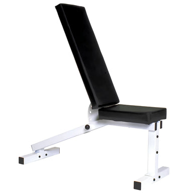 York Barbell Pro Series 206ID Adjustable FID Bench Front Angle View On White Background