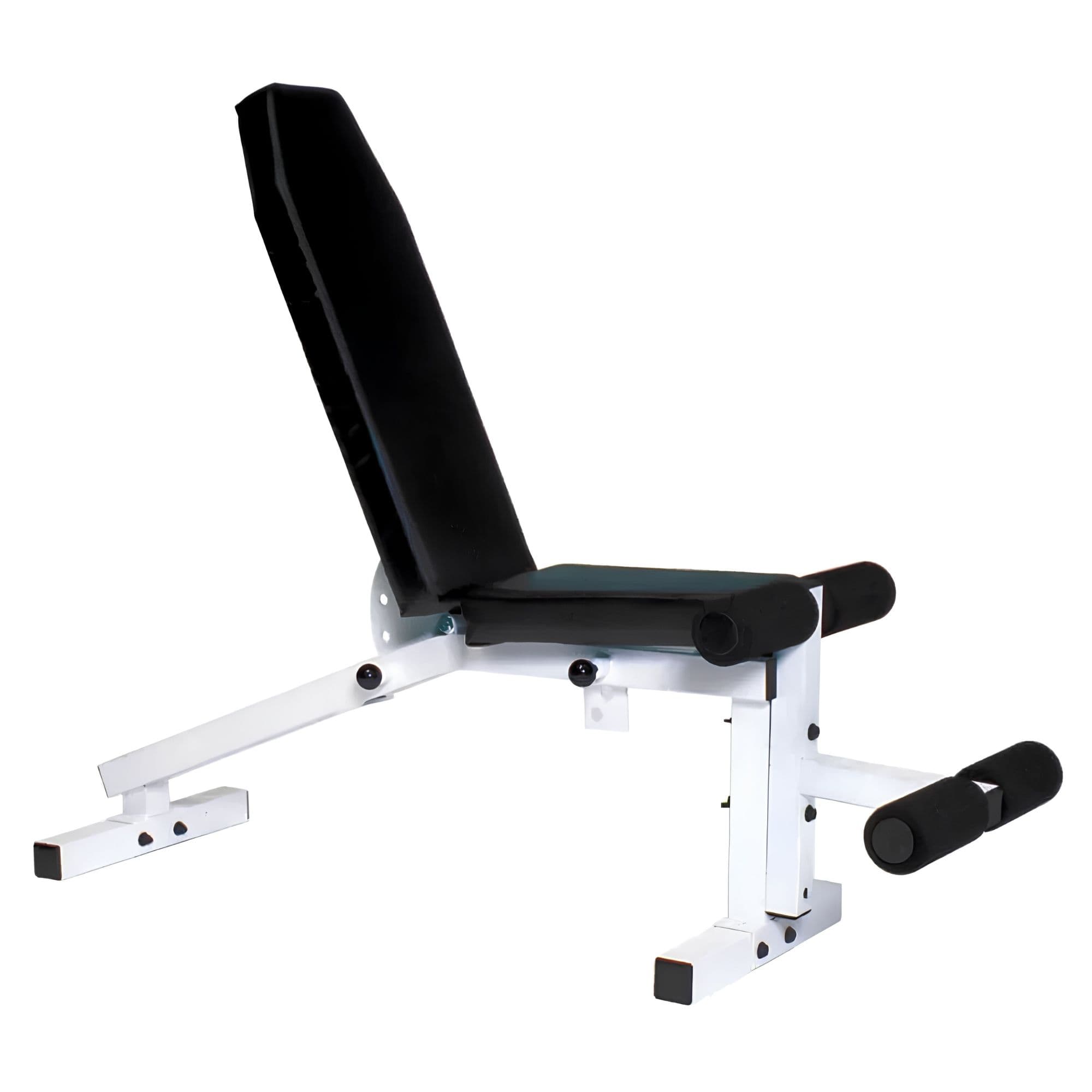 York Barbell Pro Series 306 ID Adjustable Bench Front Angle View On White Background