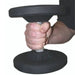 York Barbell Pro Style Dumbbell Close-up View Held In Hand On White Background