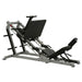 York Barbell STS 35 Degree Leg Press Silver Variant Side Angle View On White Background
