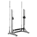 York Barbell STS Collegiate Rack Side Angle View On White Background