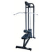 York Barbell STS Lat Pulldown Machine Black Variant Front Angle View On White Background