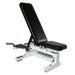 York Barbell STS Multi-Function Bench Full Product Angled Side View On White Background