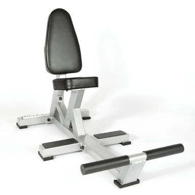 York Barbell STS Multi-Purpose Bench White Variant Front Angle View On White Background