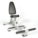 York Barbell STS Multi-Purpose Bench White Variant Front Angle View On White Background