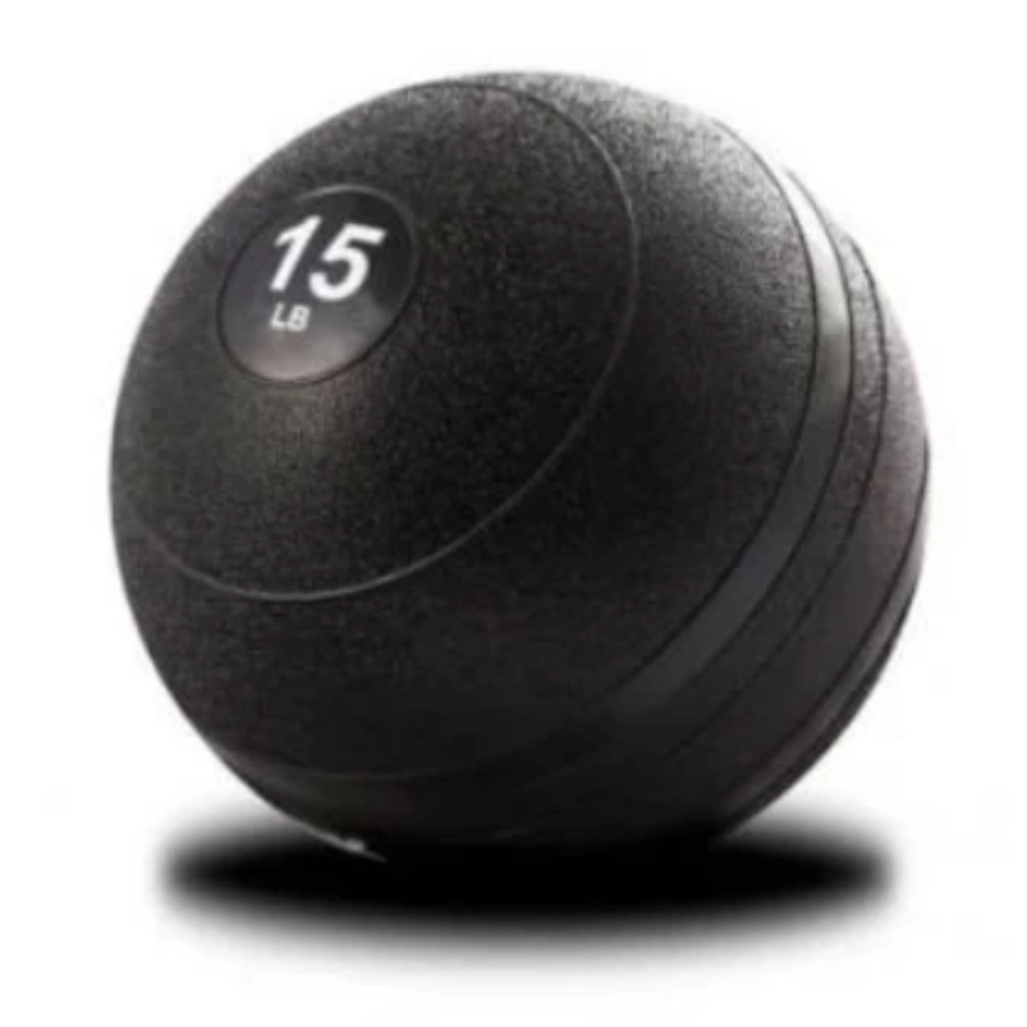 York Barbell Slam Ball Set Detailed View Of 15LB On White Background