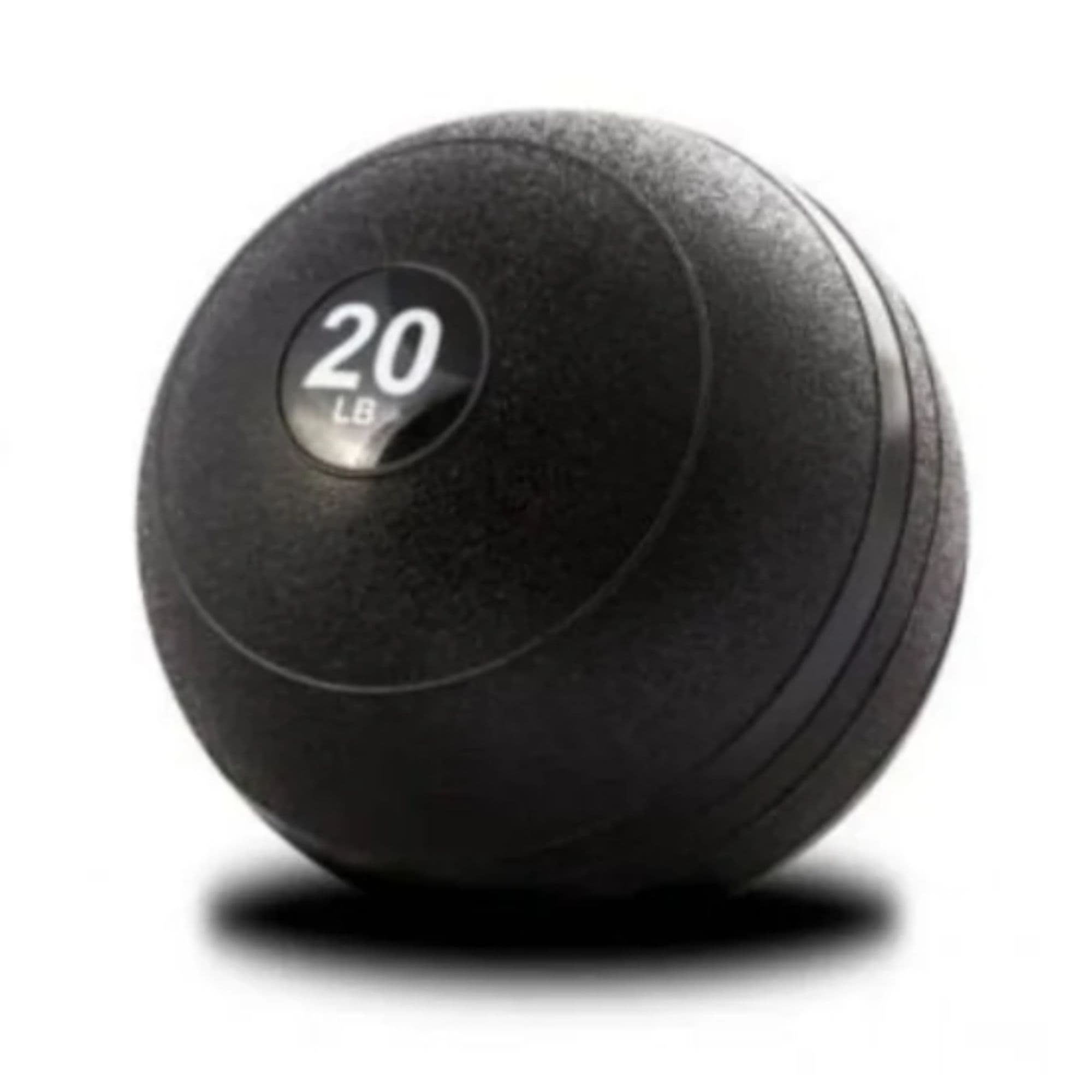 York Barbell Slam Balls Detailed View Of 20LB On White Background