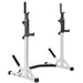 York Barbell Squat Stand Full Product Front Right Angle View On White Background