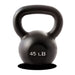 York Hercules Cast Iron Kettlebells 45 LB Detail View On White Background