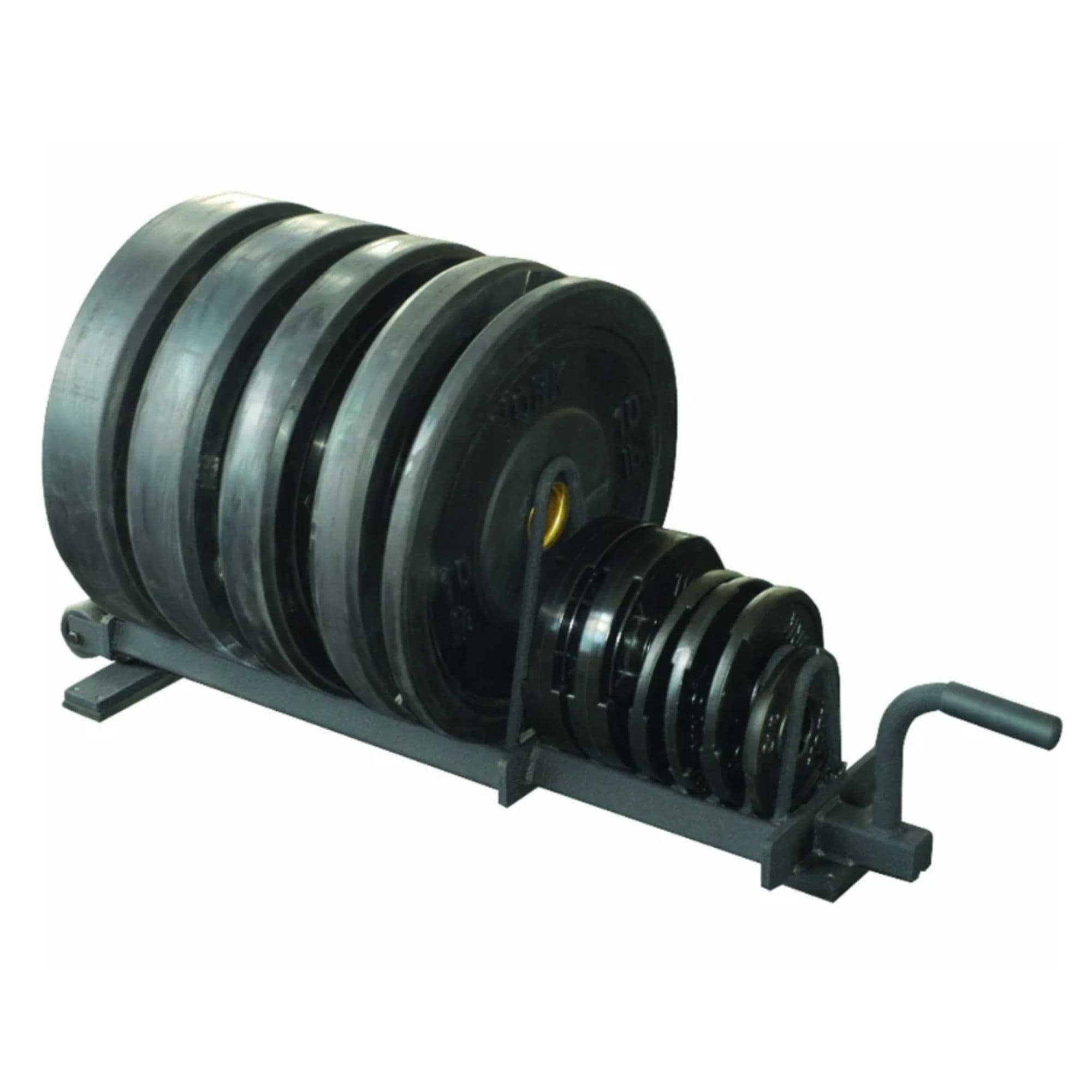 York Horizontal Weight Plate Rack Full Product View On White Background