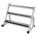 York Kettlebell Storage Stand Front Angle View On White Background
