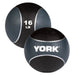 York Medicine Ball Weight Set Detailed View Of 16LB  On White Background