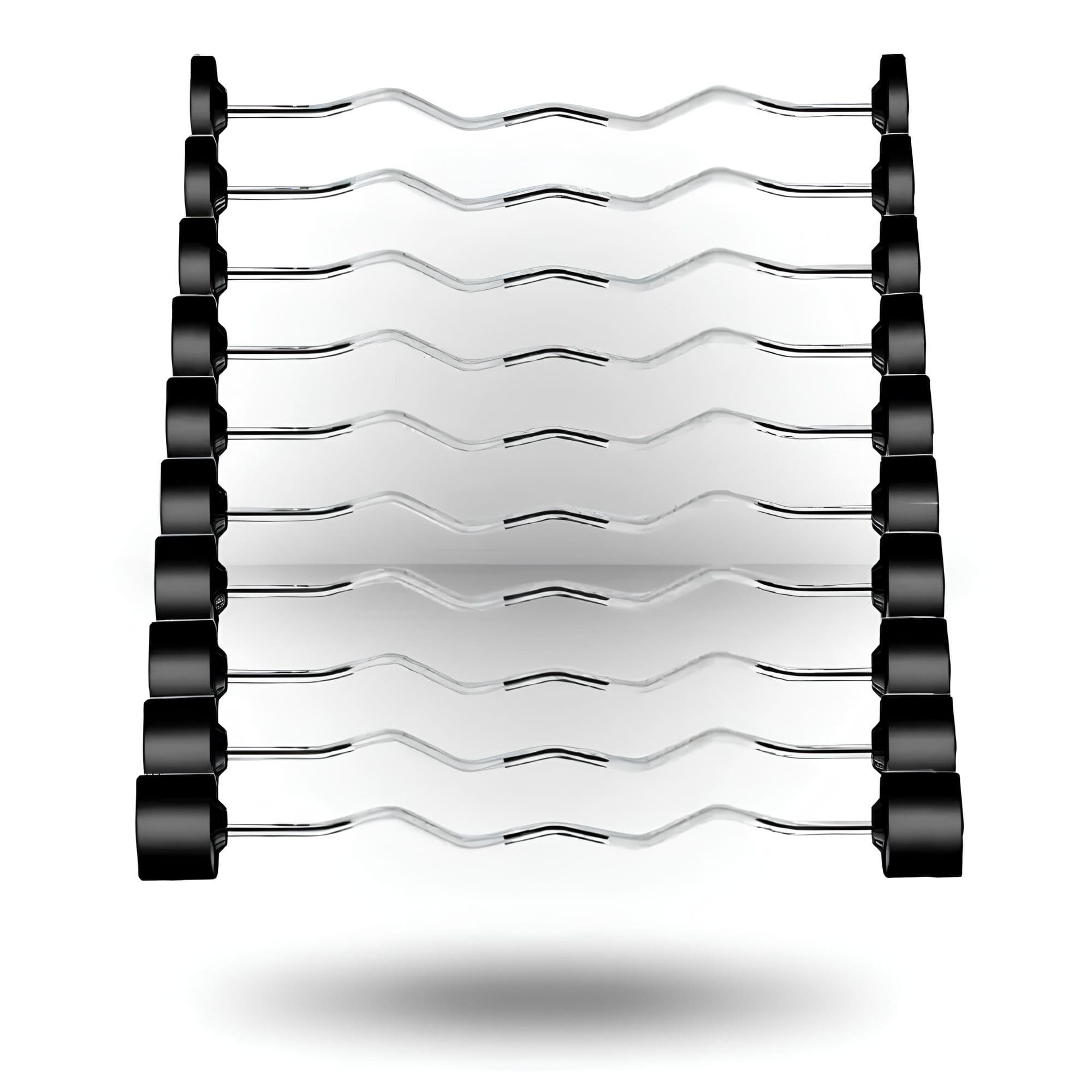 York Rubber Fixed Pro Curl Barbell 20 Lbs Front Product Full View On White Background
