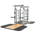 York STS Double Half Rack Front Angle View On White Background