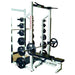 York STS Double Half Rack Opposite Side Position On White Background