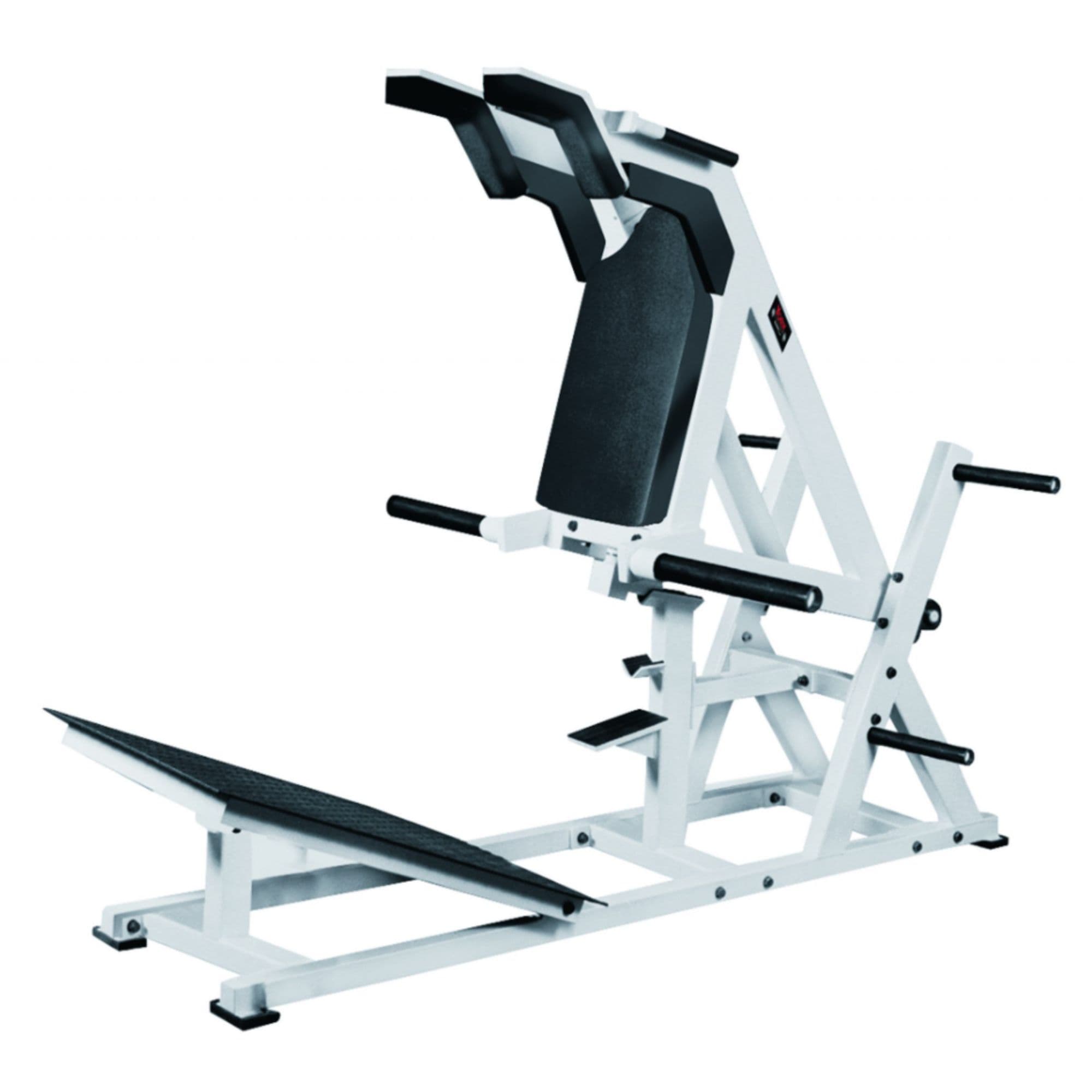 York STS Power Front Squat White Variant Front Angle View On White Background