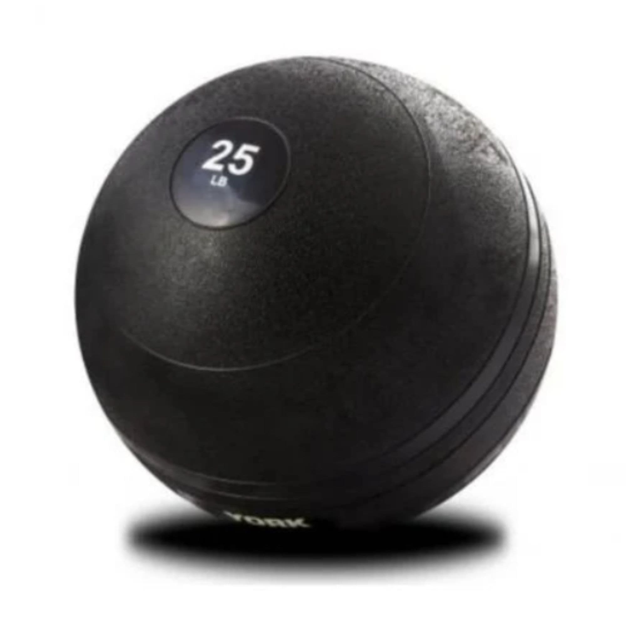 York Weighted Slam Ball Set Detailed View Of 25LB On White Background