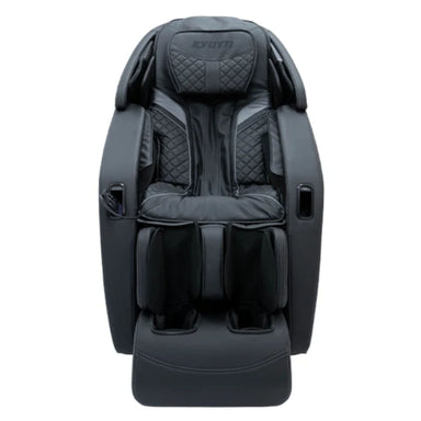 Yugana M780 4D Massage Chair Black Variant Front View On White Background