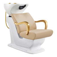 Thumbnail for DIR Beckman Gold Shampoo Chair with Adjustable Seat