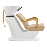 Thumbnail for DIR Beckman Gold Shampoo Chair with Adjustable Seat
