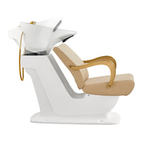 Thumbnail for DIR Beckman Gold Shampoo Chair with Adjustable Seat