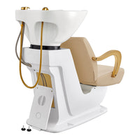 Thumbnail for DIR Beckman Gold Shampoo Chair with Adjustable Seat