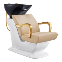 Thumbnail for DIR Beckman Gold Shampoo Chair with Adjustable Seat