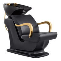 Thumbnail for DIR Beckman Gold Shampoo Chair with Adjustable Seat