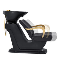 Thumbnail for DIR Beckman Gold Shampoo Chair with Adjustable Seat