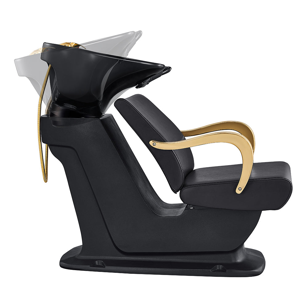DIR Beckman Gold Shampoo Chair with Adjustable Seat