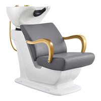 Thumbnail for DIR Beckman Gold Shampoo Chair with Adjustable Seat