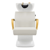 Thumbnail for DIR Beckman Gold Shampoo Chair with Adjustable Seat