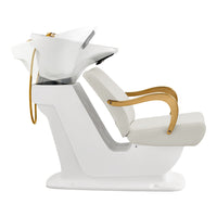 Thumbnail for DIR Beckman Gold Shampoo Chair with Adjustable Seat