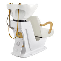 Thumbnail for DIR Beckman Gold Shampoo Chair with Adjustable Seat