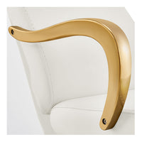 Thumbnail for DIR Beckman Gold Shampoo Chair with Adjustable Seat