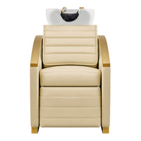 Thumbnail for DIR Bella V Gold Reclining Salon Shampoo Massage Chairs