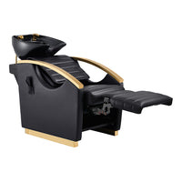 Thumbnail for DIR Bella V Gold Reclining Salon Shampoo Massage Chairs