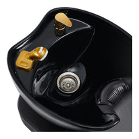 Thumbnail for DIR Bella V Gold Reclining Salon Shampoo Massage Chairs