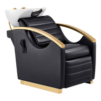 Thumbnail for DIR Bella V Gold Reclining Salon Shampoo Massage Chairs