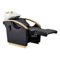 Thumbnail for DIR Bella V Gold Reclining Salon Shampoo Massage Chairs