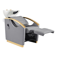Thumbnail for DIR Bella V Gold Reclining Salon Shampoo Massage Chairs