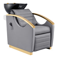 Thumbnail for DIR Bella V Gold Reclining Salon Shampoo Massage Chairs