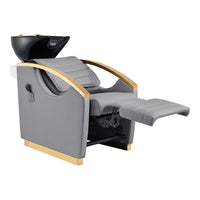 Thumbnail for DIR Bella V Gold Reclining Salon Shampoo Massage Chairs