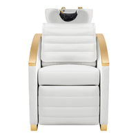 Thumbnail for DIR Bella V Gold Reclining Salon Shampoo Massage Chairs