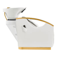 Thumbnail for DIR Bella V Gold Reclining Salon Shampoo Massage Chairs