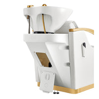 Thumbnail for DIR Bella V Gold Reclining Salon Shampoo Massage Chairs