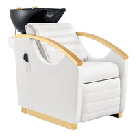 Thumbnail for DIR Bella V Gold Reclining Salon Shampoo Massage Chairs