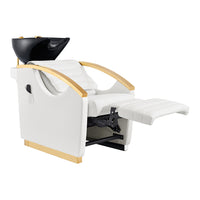 Thumbnail for DIR Bella V Gold Reclining Salon Shampoo Massage Chairs