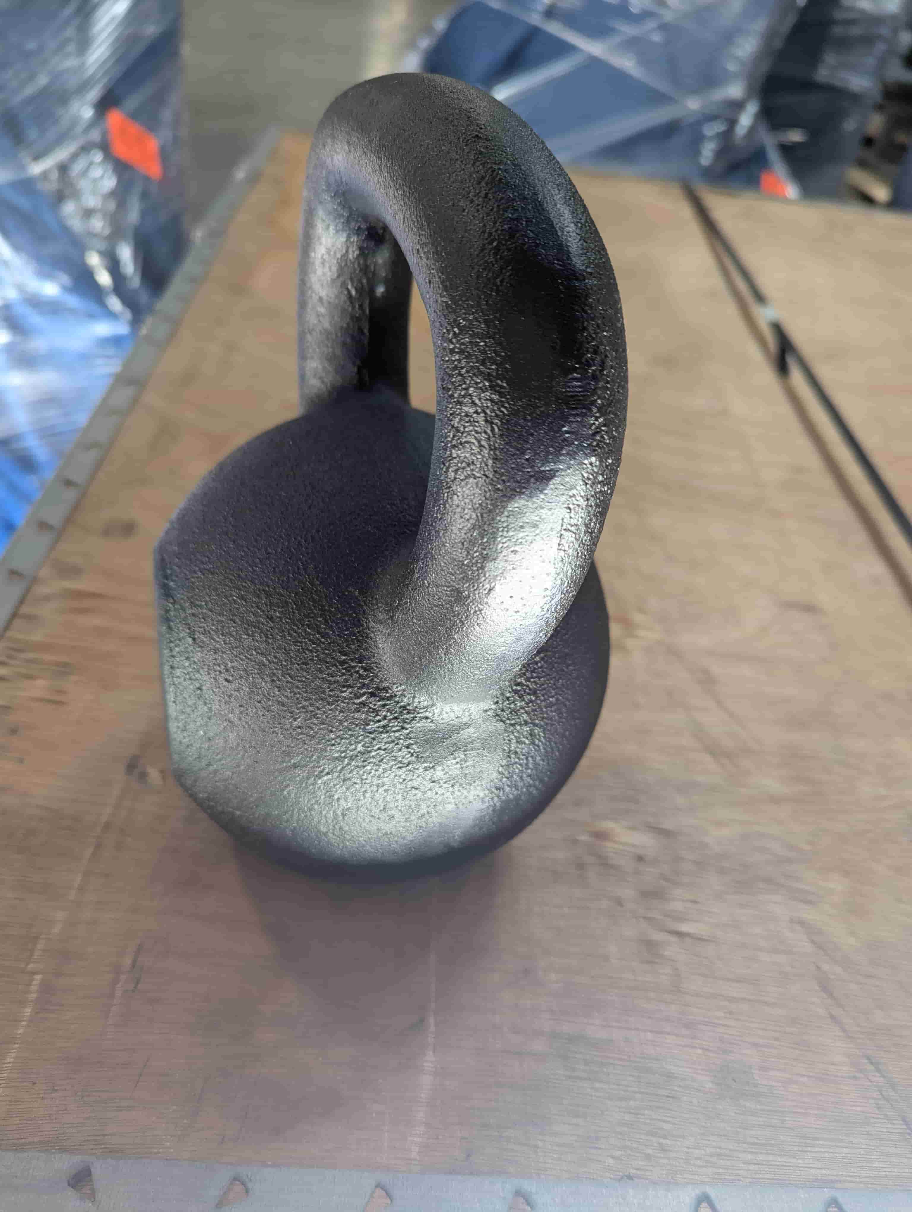 Kettlebell - Muscle D Fitness - Cast Iron - Heavy Duty (Kettlebell Only)