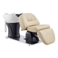 Thumbnail for DIR Maximus Spa Salon Reclining Shampoo Bed with Rotating Seat